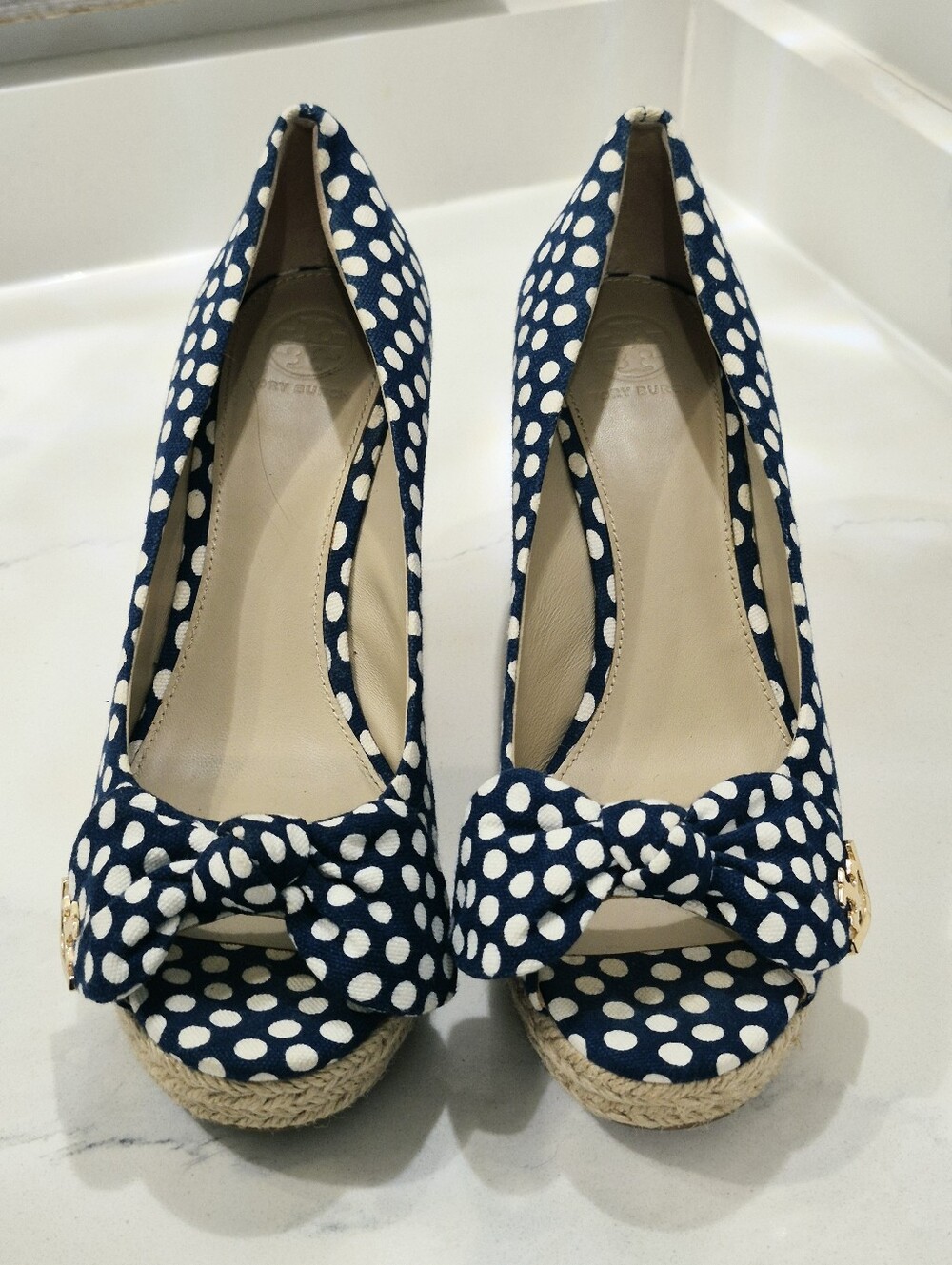 NEW Tory Burch Dory wedge heels